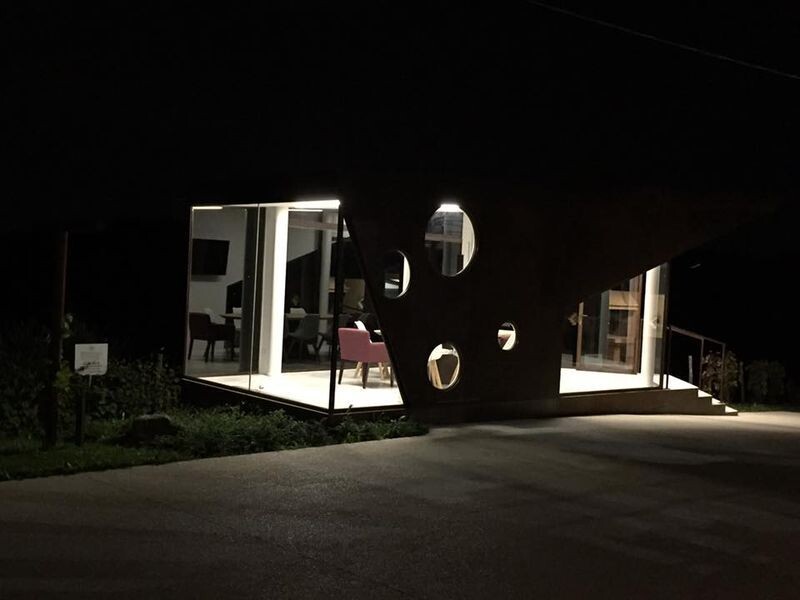 Anteprima del progetto Padiglione all’interno di un’azienda vitivinicola